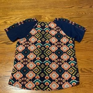 Miami printed blouse